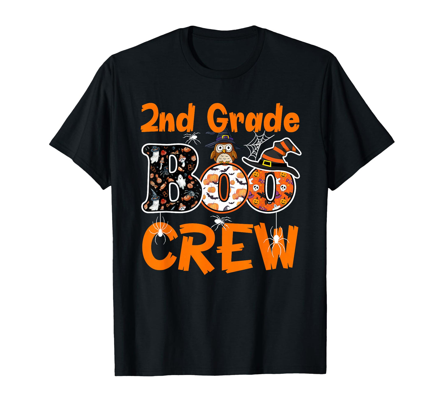 2nd Grade Boo Crew Teacher Student Halloween Costume 2025 T-Shirt