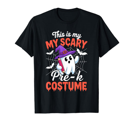 This is My Scary Pre-k Teacher Costume Halloween T-Shirt