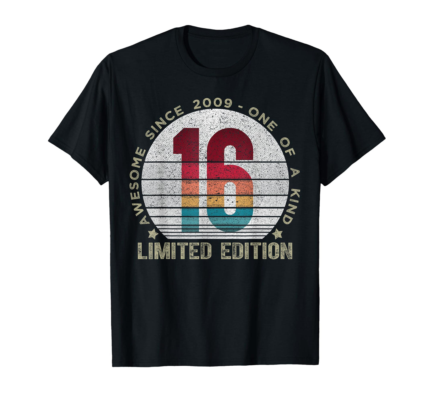 16 Year Old Gifts Vintage 2009 Limited Edition 16th Birthday T-Shirt