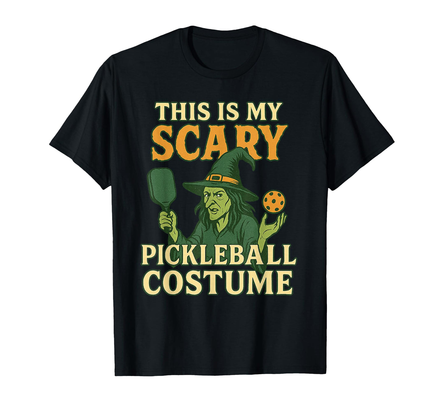 This is My Scary Pickleball Costume Witch Shirt T-Shirt