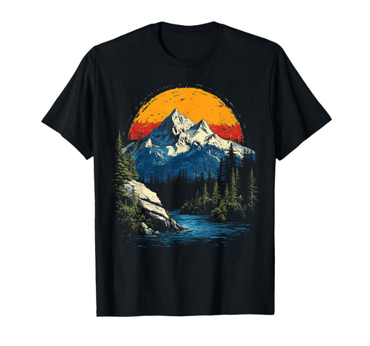 Graphic Tees Men Women Teens Kids Nature Mountain Vintage T-Shirt