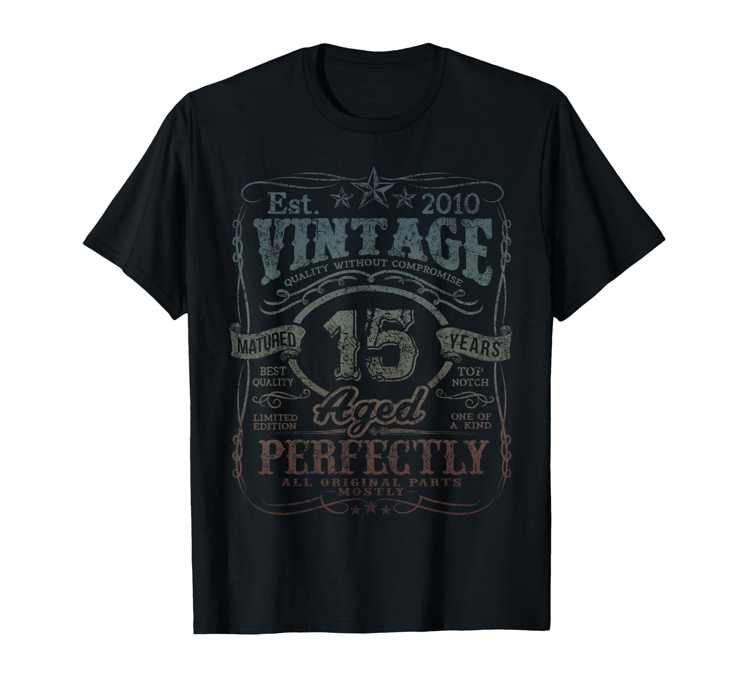 Vintage 2010 Limited Edition Shirt 15 year old 15th Birthday T-Shirt