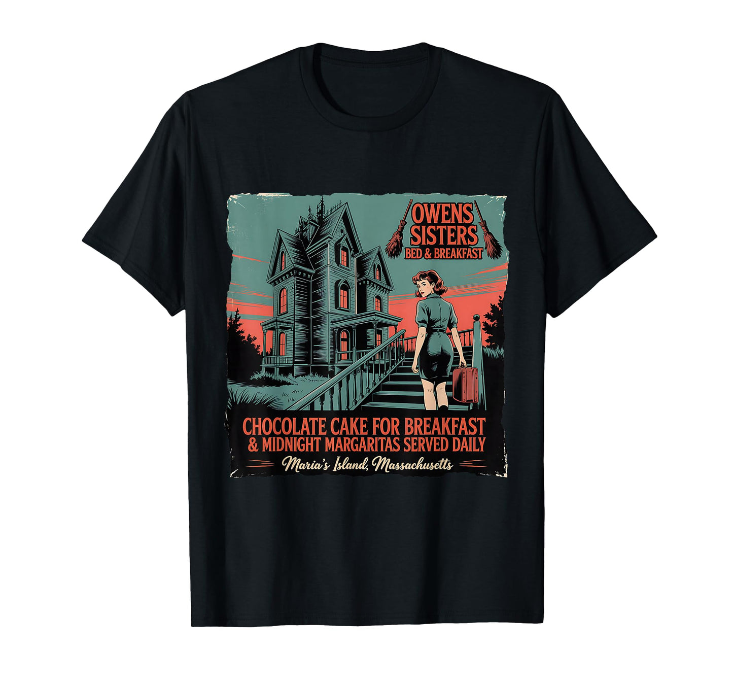 Witch Magic Practical Magic Witchy Halloween Love Vintage T-Shirt