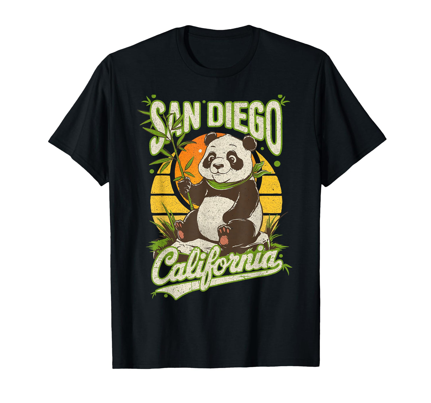 California Panda Zoo San Diego New Year 2025 Family Vaction T-Shirt