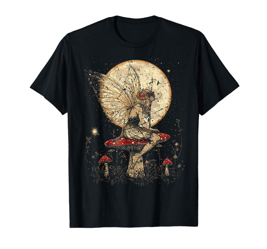 Fairycore Cottagecore Mushroom T-Shirt