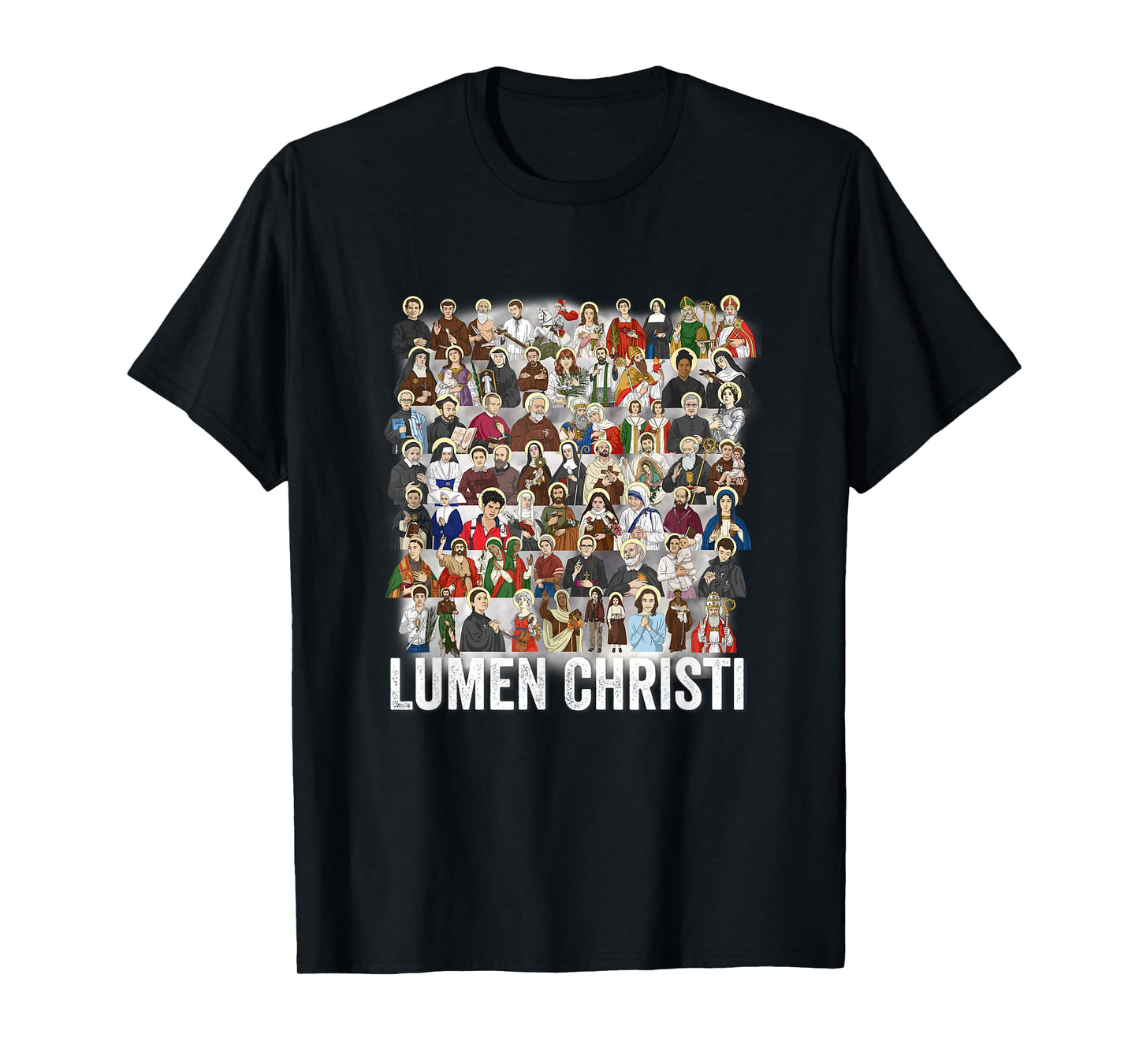 Catholic Patron Saints Latin Religious T-Shirt
