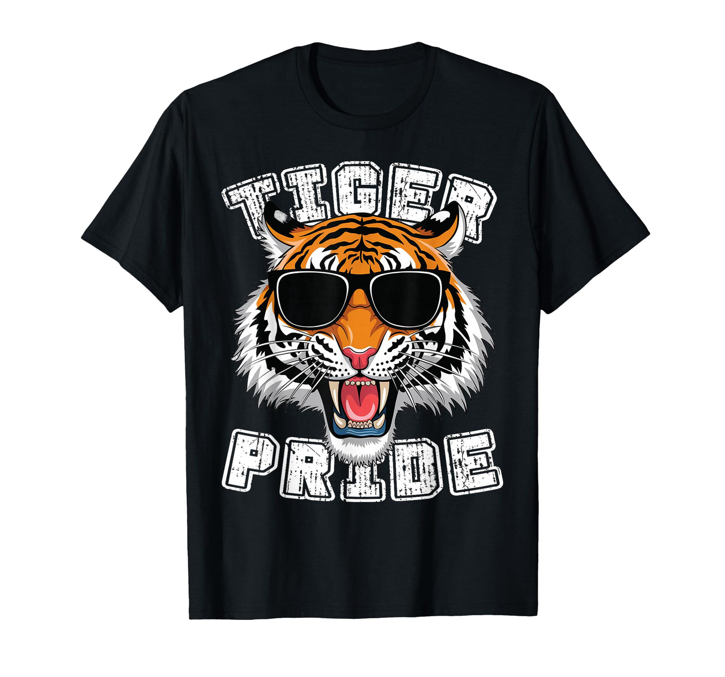 Tiger Pride Retro Tiger School Sports Team T-Shirt