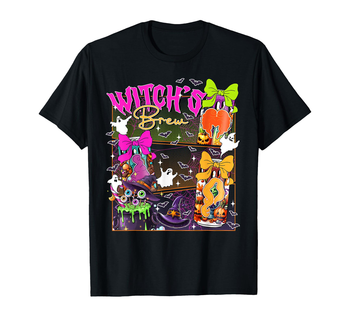 Witch's Brew, Energy Drink Halloween, Little Ghosts Drink T-Shirt