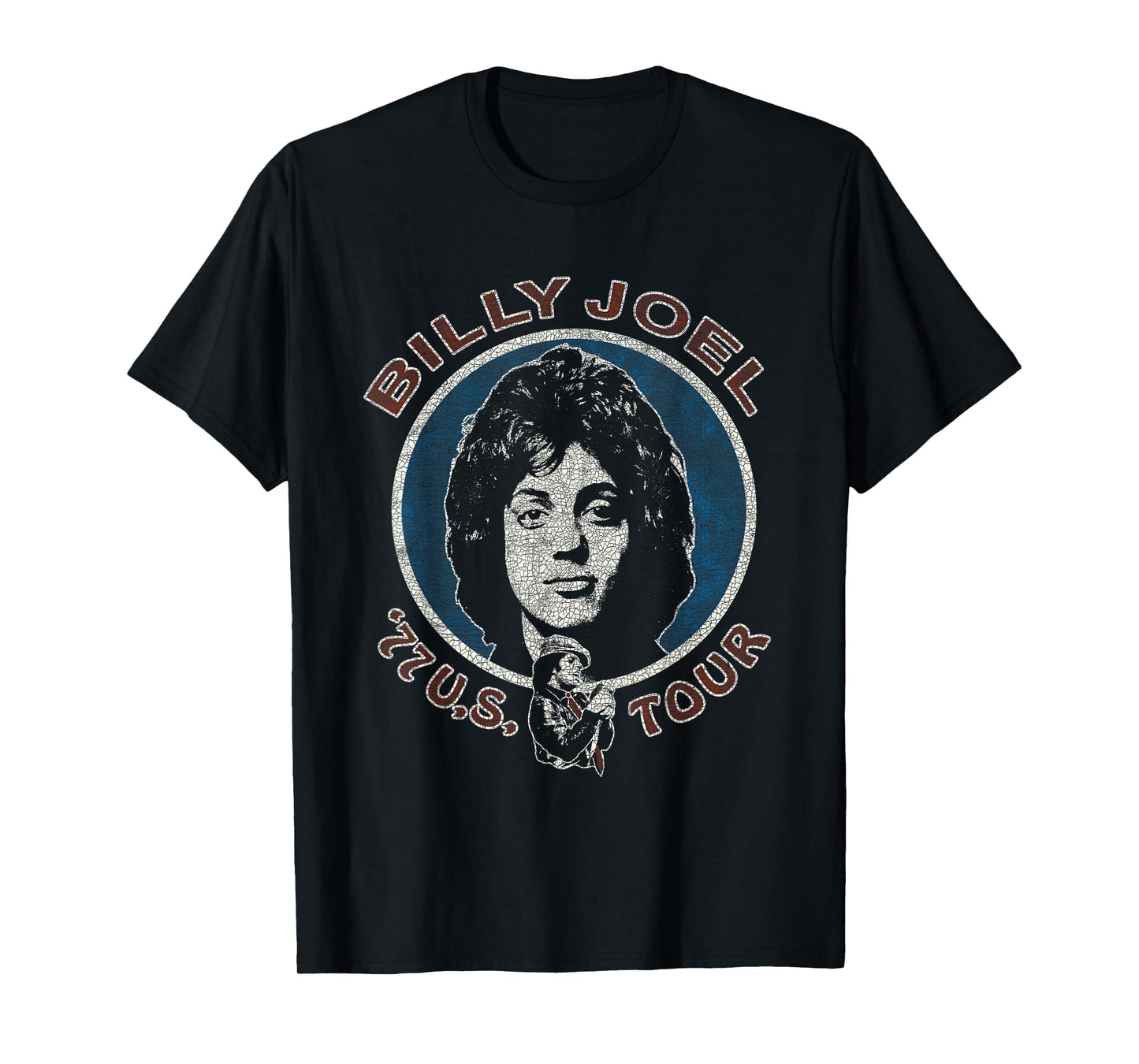 Official Billy Joel US Tour 77 T-Shirt