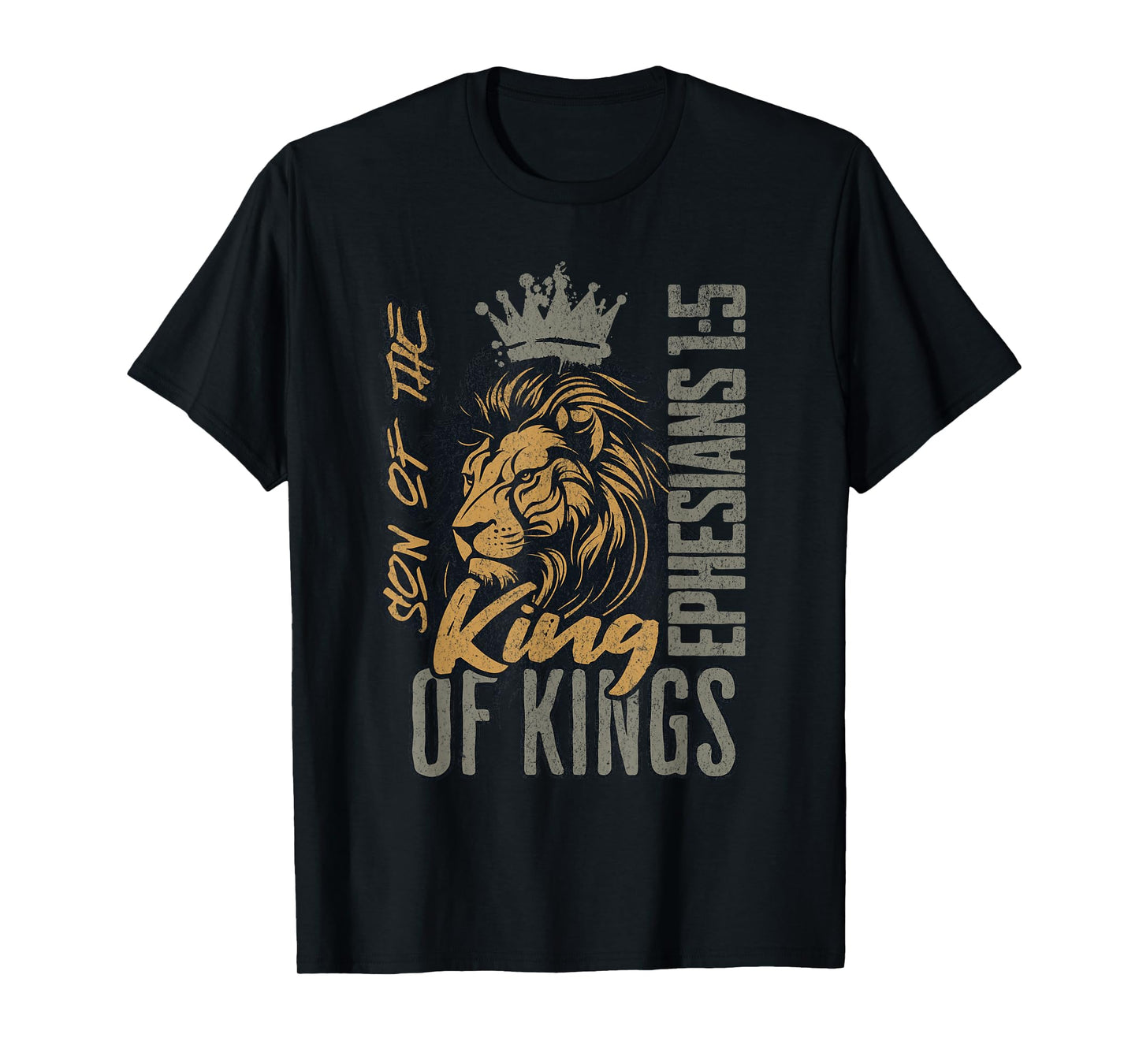 Christian Son of King Kings Lion of Judah Scripture Bible T-Shirt