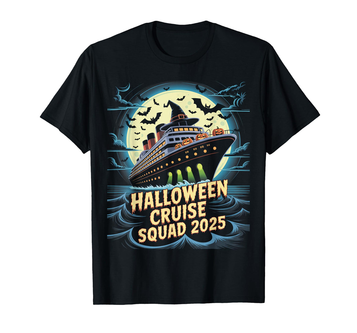Halloween Cruise Squad 2025 Spooky Party Spooky Halloween T-Shirt