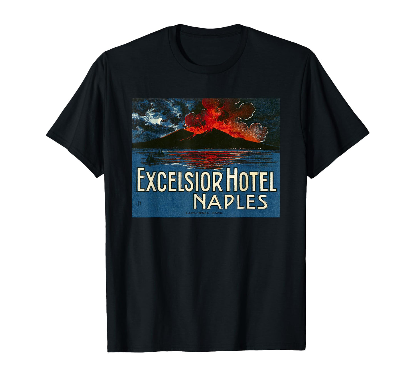 Excelsior Hotel Naples – Vintage Italy Coastal Design T-Shirt