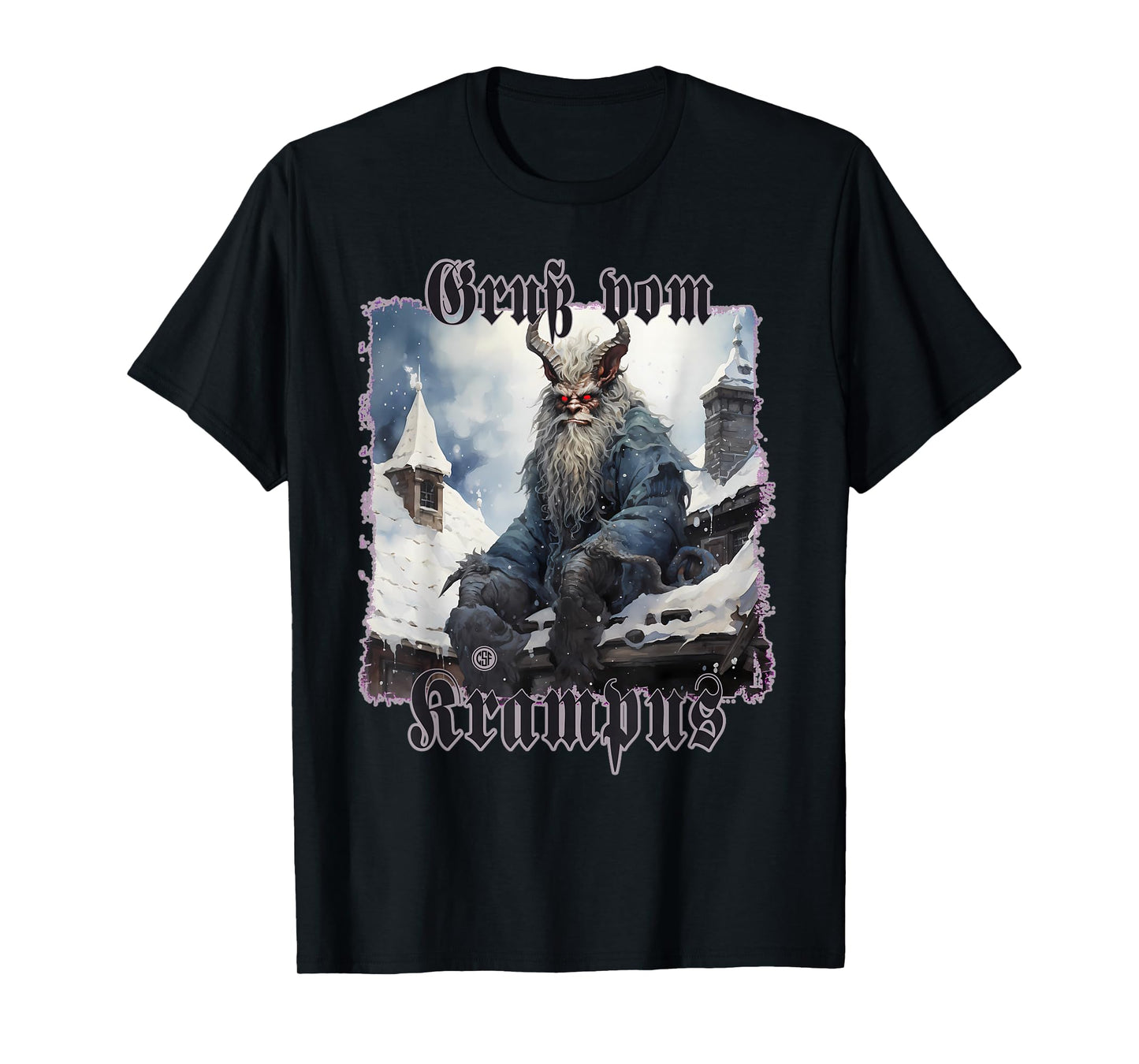 Greeting from Krampus Christmas Legend Figure T-Shirt