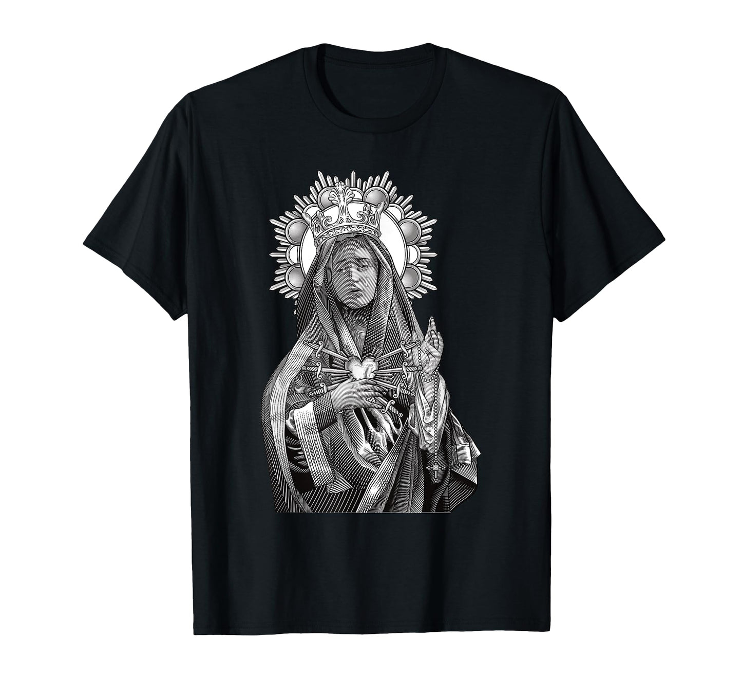 Mater Dolorosa Our Lady of Sorrows Virgin Mary Catholic T-Shirt