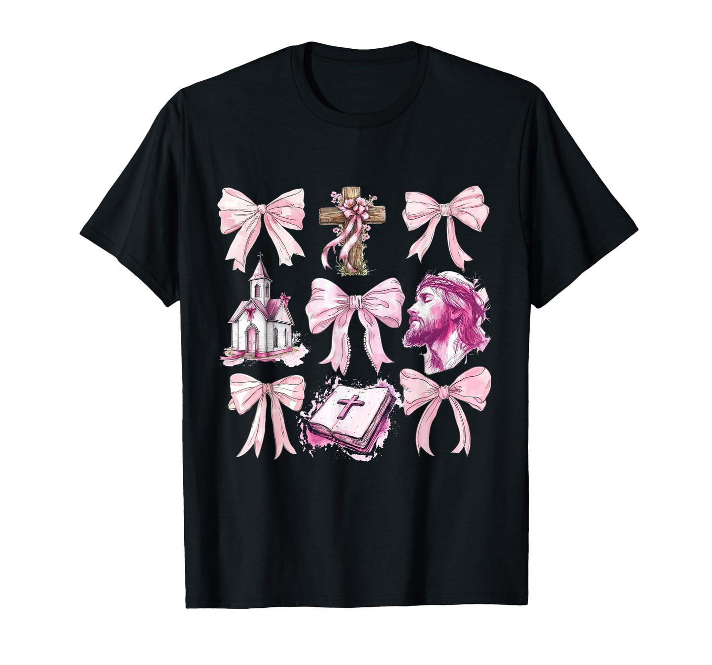 Let Me Tell You About My Jesus Christian Coquette Bow T-Shirt