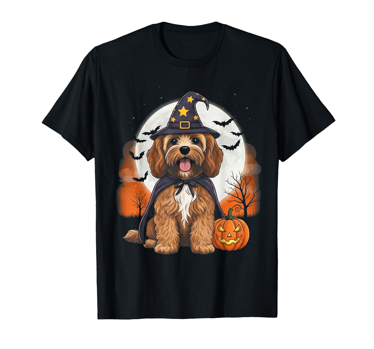 Cute Cavapoo Dog Halloween Costume Toddler Kids Men Women T-Shirt