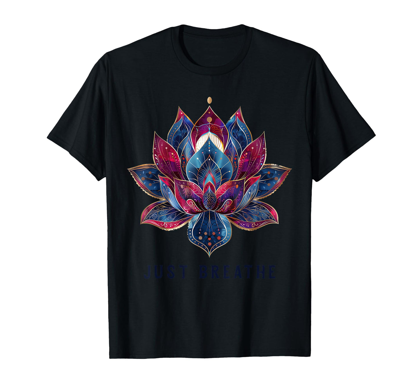 Yoga Lotus Flower Zen Buddhism Buddhist Buddha Meditation T-Shirt