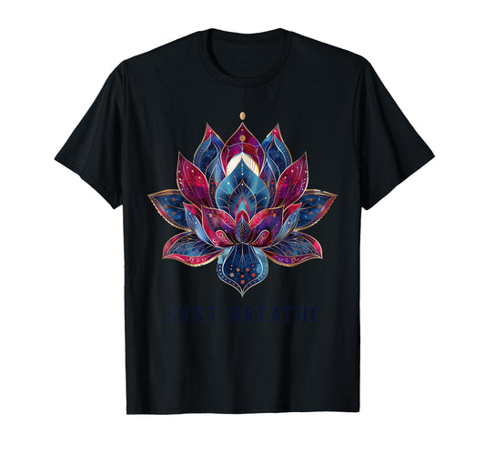 Yoga Lotus Flower Zen Buddhism Buddhist Buddha Meditation T-Shirt