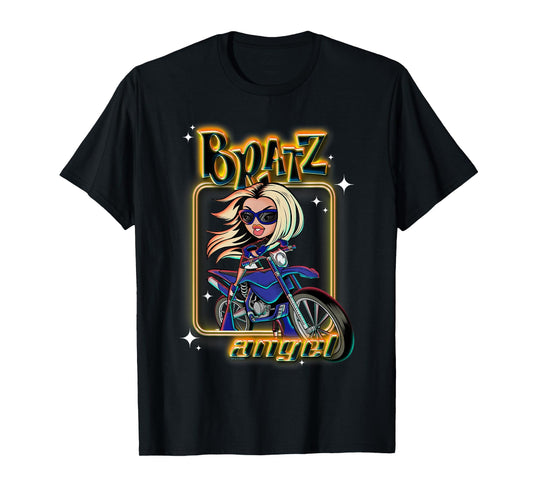 Bratz Angel Cloe Vintage Biker Sassy Portrait T-Shirt