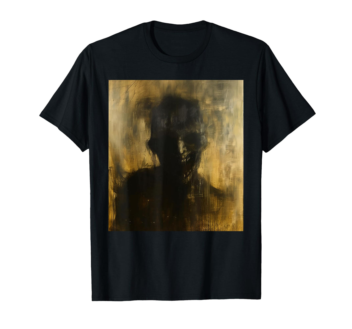 Horror Demon Skeleton Creature Creepy Hell Goth Occult Art T-Shirt