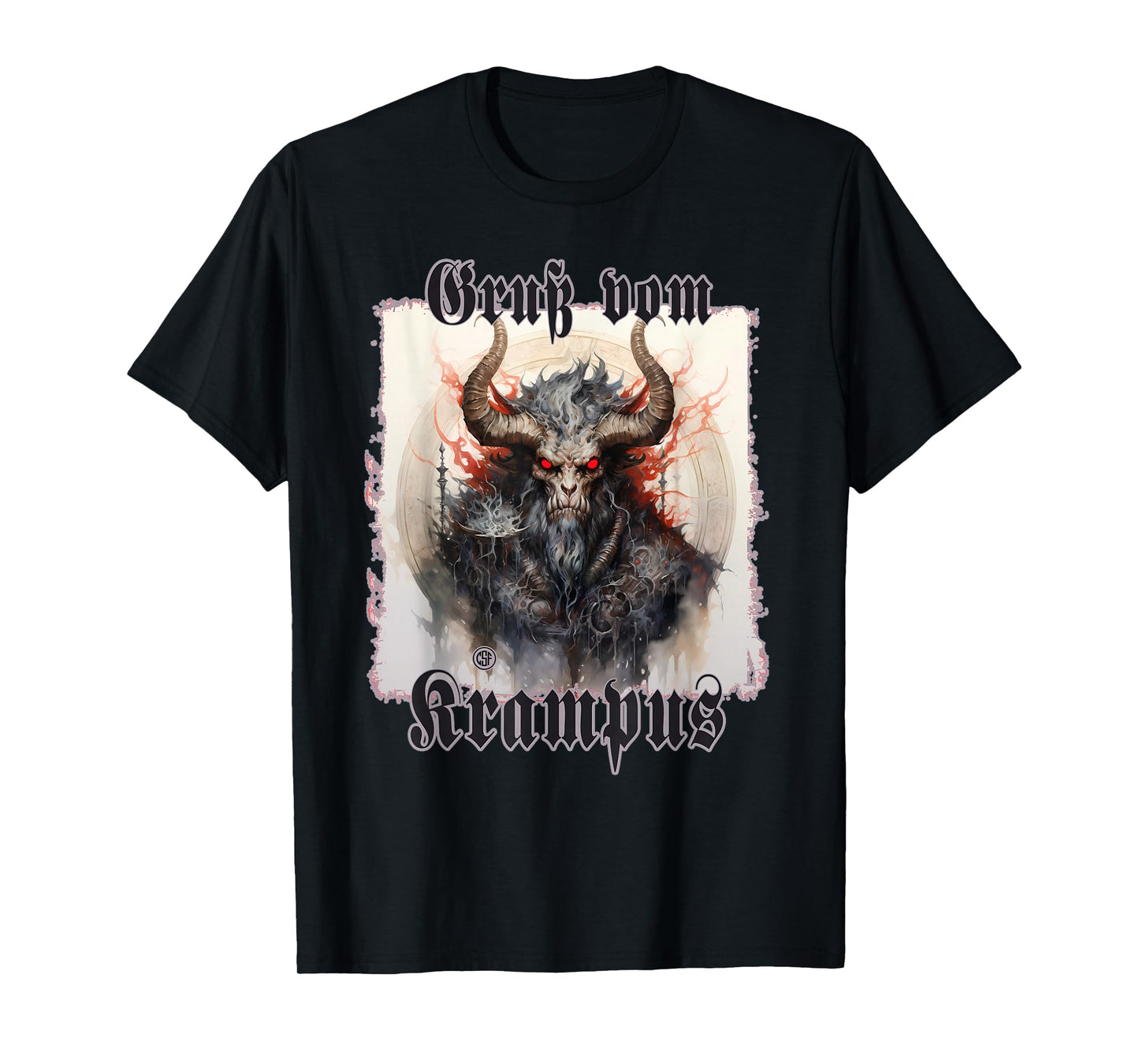 Greeting from Krampus Christmas Legend Figure T-Shirt