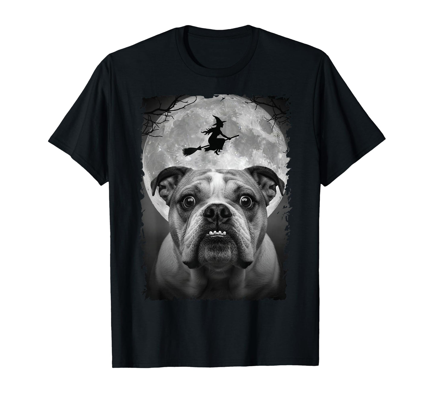French Bulldog Halloween French Bulldog Witch Dog Mom T-Shirt