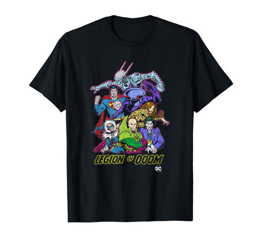 DC Comics Justice League Legion Of Doom Vintage Group Shot T-Shirt