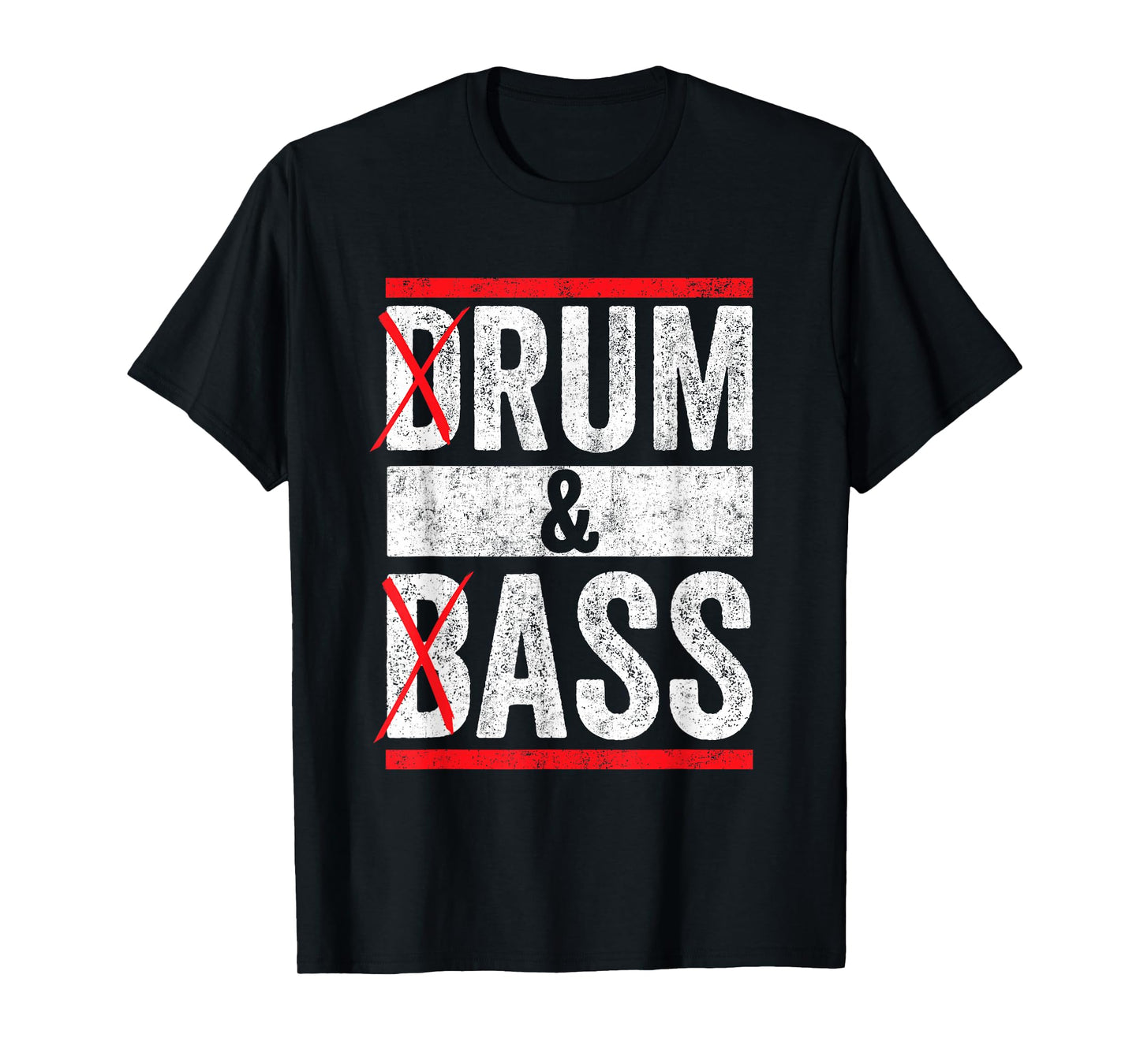 Vintage Drum & Bass / Rum & Ass Funny T-Shirt