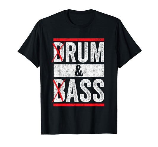 Vintage Drum & Bass / Rum & Ass Funny T-Shirt