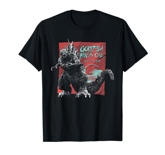 Godzilla Minus One Vintage Torn Movie Ad Godzilla Movie T-Shirt