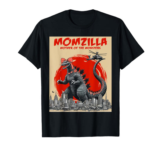 Momzilla Mother Of Monsters Retro Vintage Mama Mother's Day T-Shirt