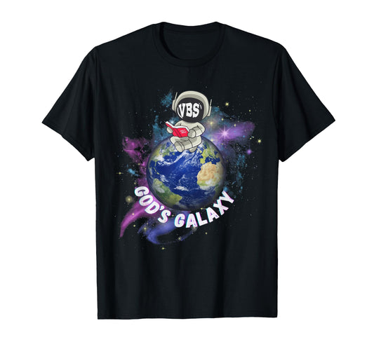 VBS 2024 God's Galaxy Astronaut Outer Space Bible Christian T-Shirt