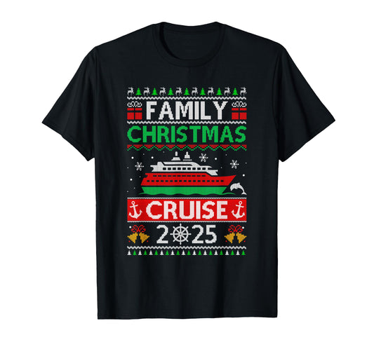 Family Christmas Cruise 2025 Family Cruise Squad Matching T-Shirt
