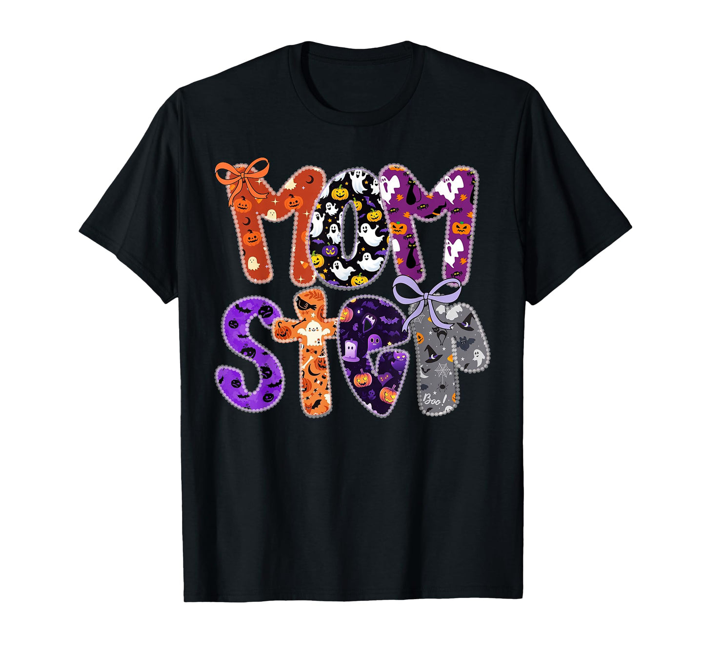 Momster Mom Mommy Matching Family Halloween Costume Women T-Shirt