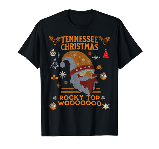 Vintage Tennessee Ugly Christmas Sweater Orange XMAS T-Shirt
