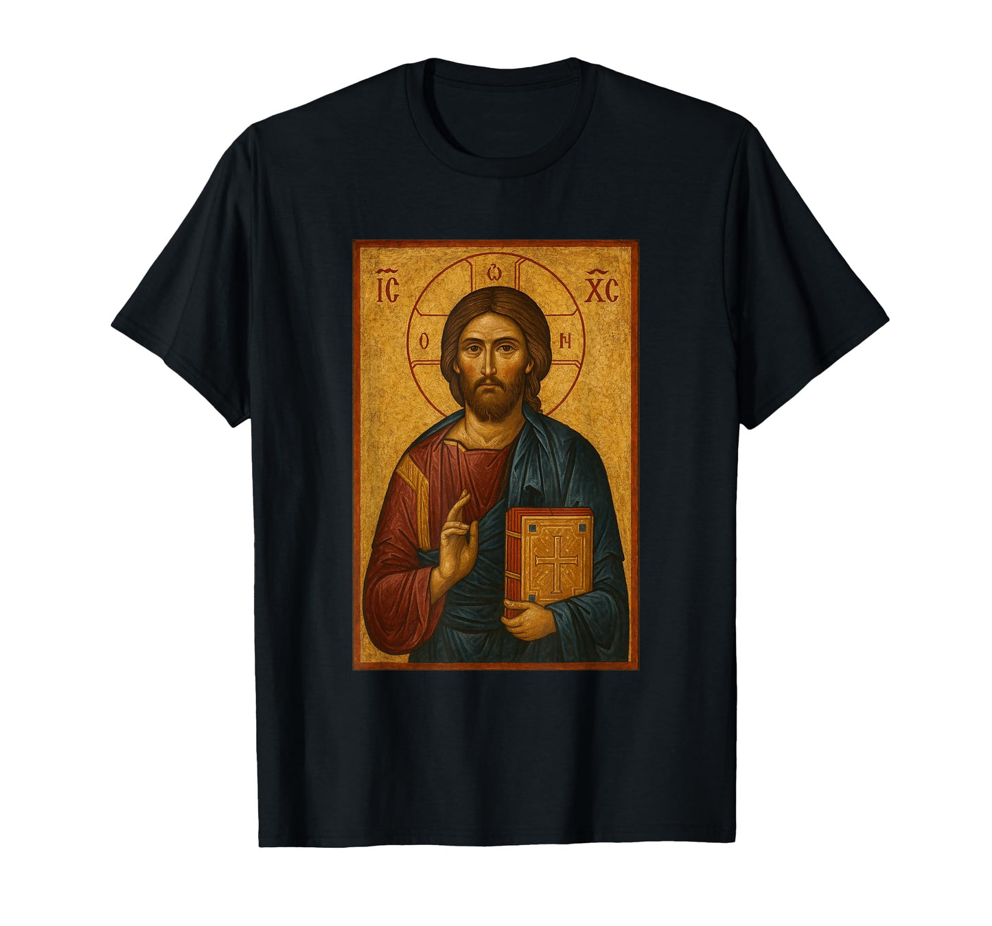 Christian Orthodox Jesus Christ Icon T-Shirt