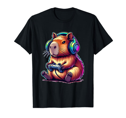 Capybara Funny Video Games Capybara T-Shirt