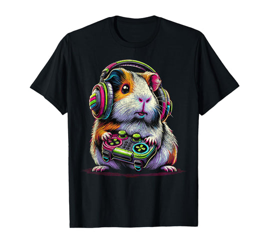 Guinea Pig Funny Video Games Guinea Pig T-Shirt