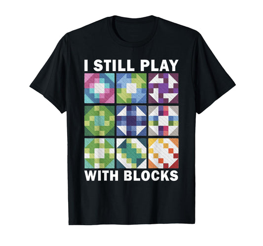 Funny Quilting Art For Women Quilting Sewing Lover Quilter T-Shirt