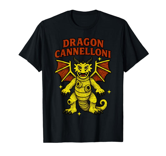 Dragon Cannelloni - Funny Italian Brainrot Pasta Kids Meme T-Shirt