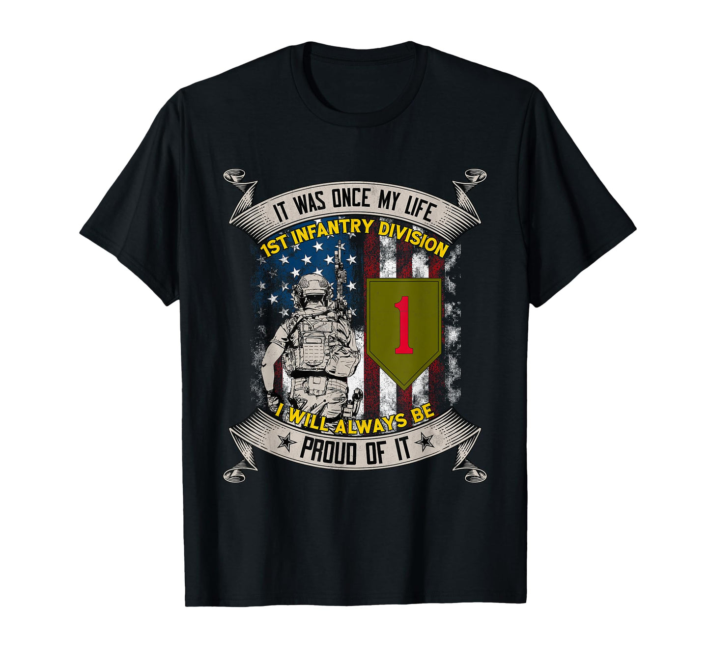 1st Infantry Division Veteran Fort Riley Kansas Vintage Tee T-Shirt