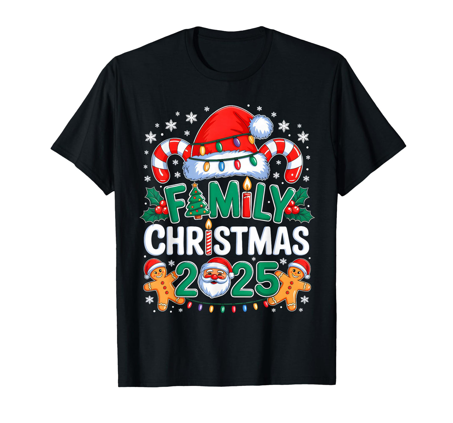 Christmas 2025 Family Matching Xmas Team Santa Squad 2025 T-Shirt