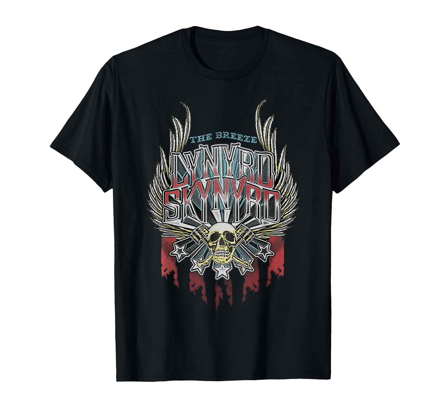 Lynyrd Skynyrd Breeze Logo Retro 70s Classic Rock Cool Biker T-Shirt