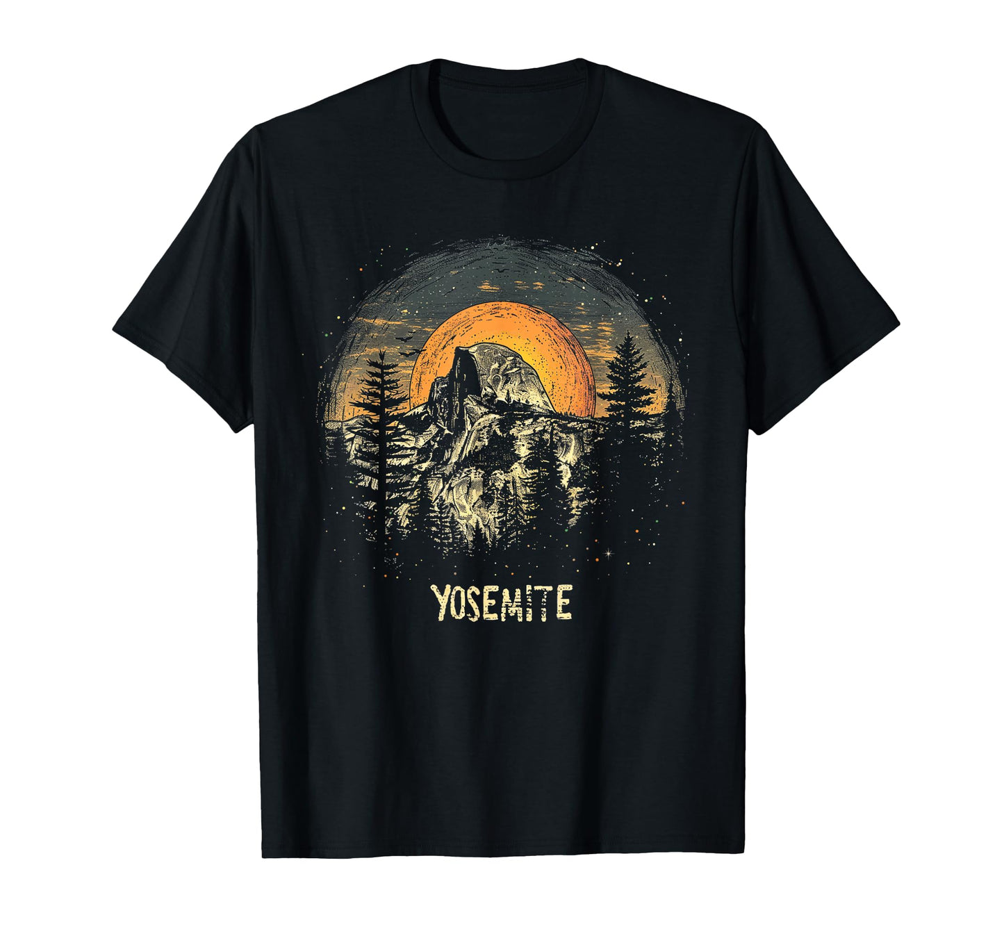 Yosemite - US National Park Vintage Men Women Kids Retro T-Shirt