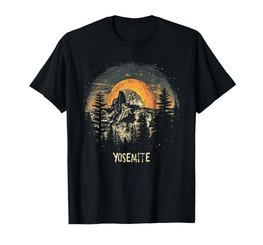 Yosemite - US National Park Vintage Men Women Kids Retro T-Shirt