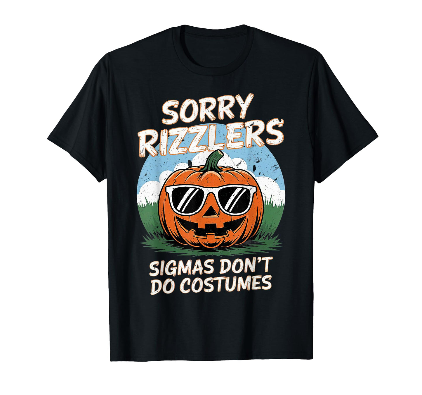 Skibidi Toilet Sigmas Don't Do Costumes Funny Halloween T-Shirt