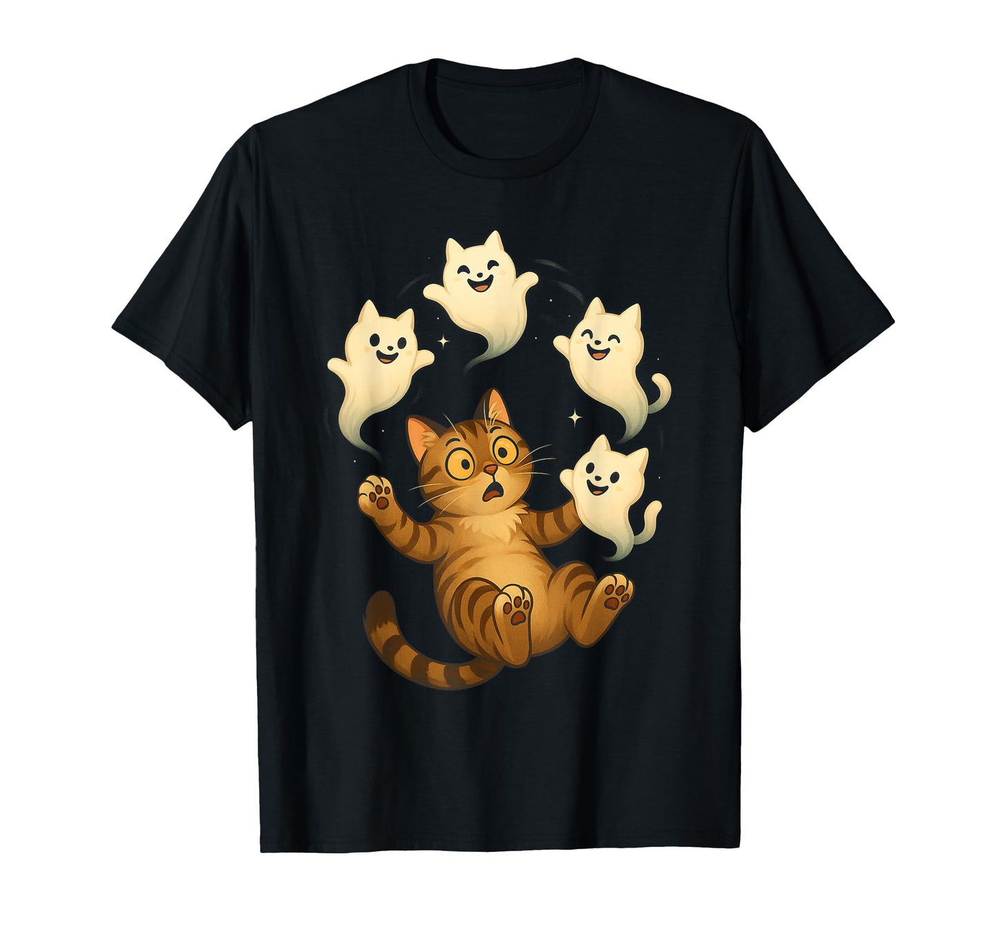 Cat Meme Funny Spooky Halloween Kitty T-Shirt