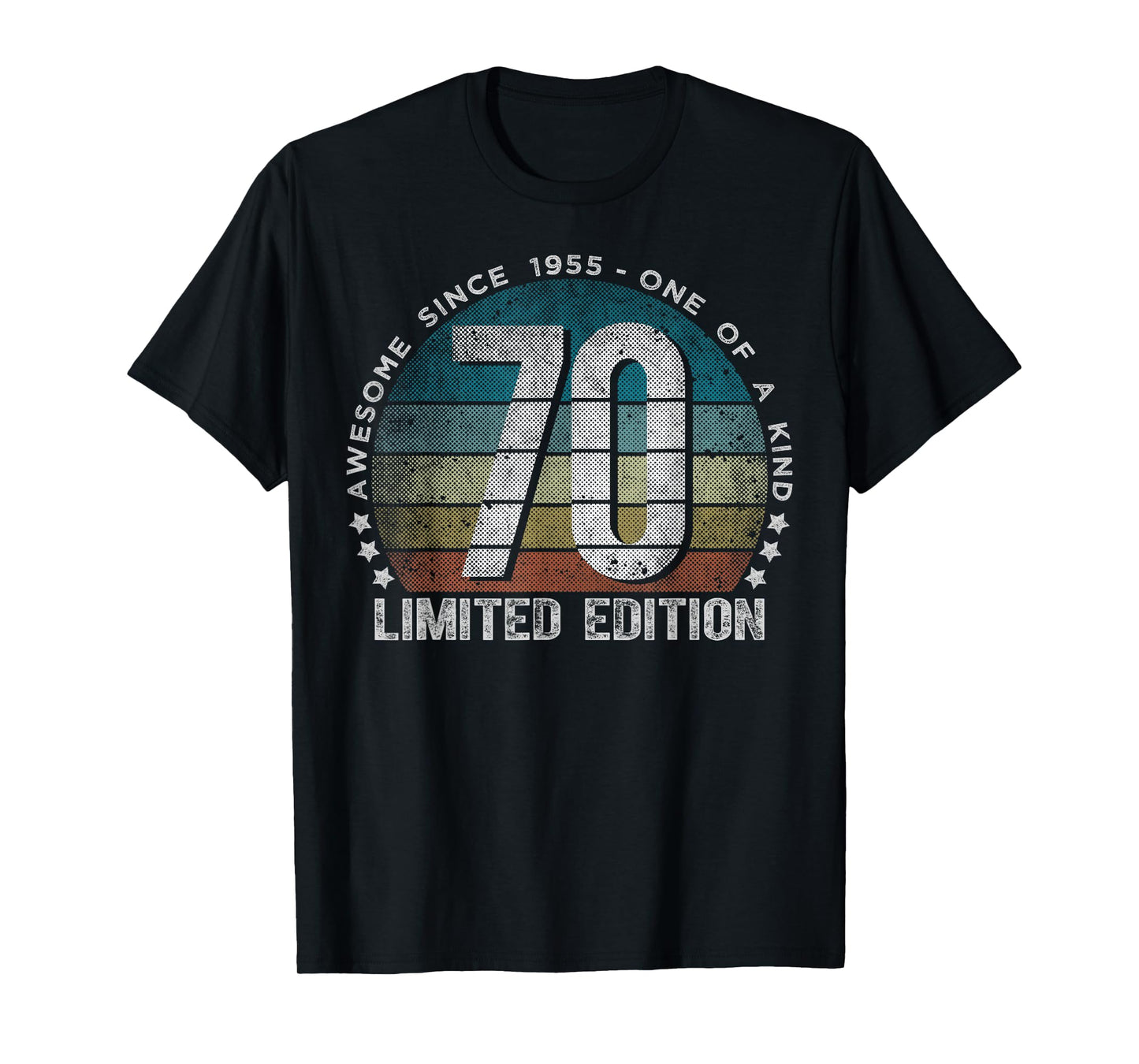 70 Year Old Gifts Vintage 1955 Limited Edition 70th Birthday T-Shirt
