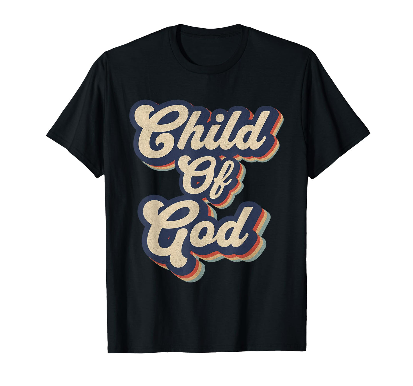 Child Of God Retro Religious Christian Design T-Shirt