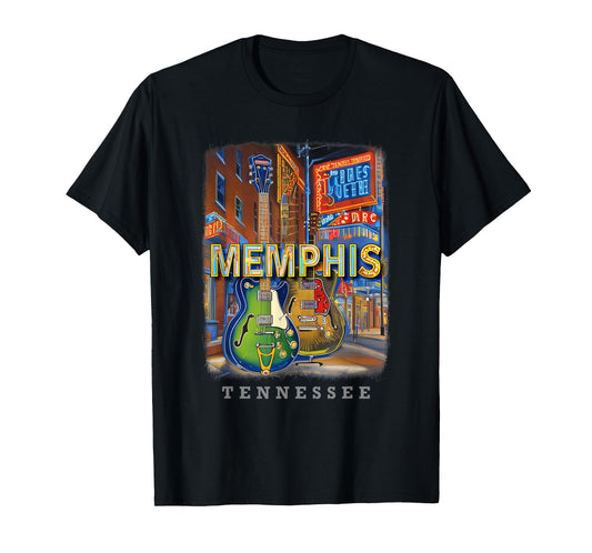 Memphis Tennessee TN Musical Legacy SD766 T-Shirt